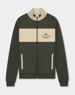 Retro label family varsity jacket