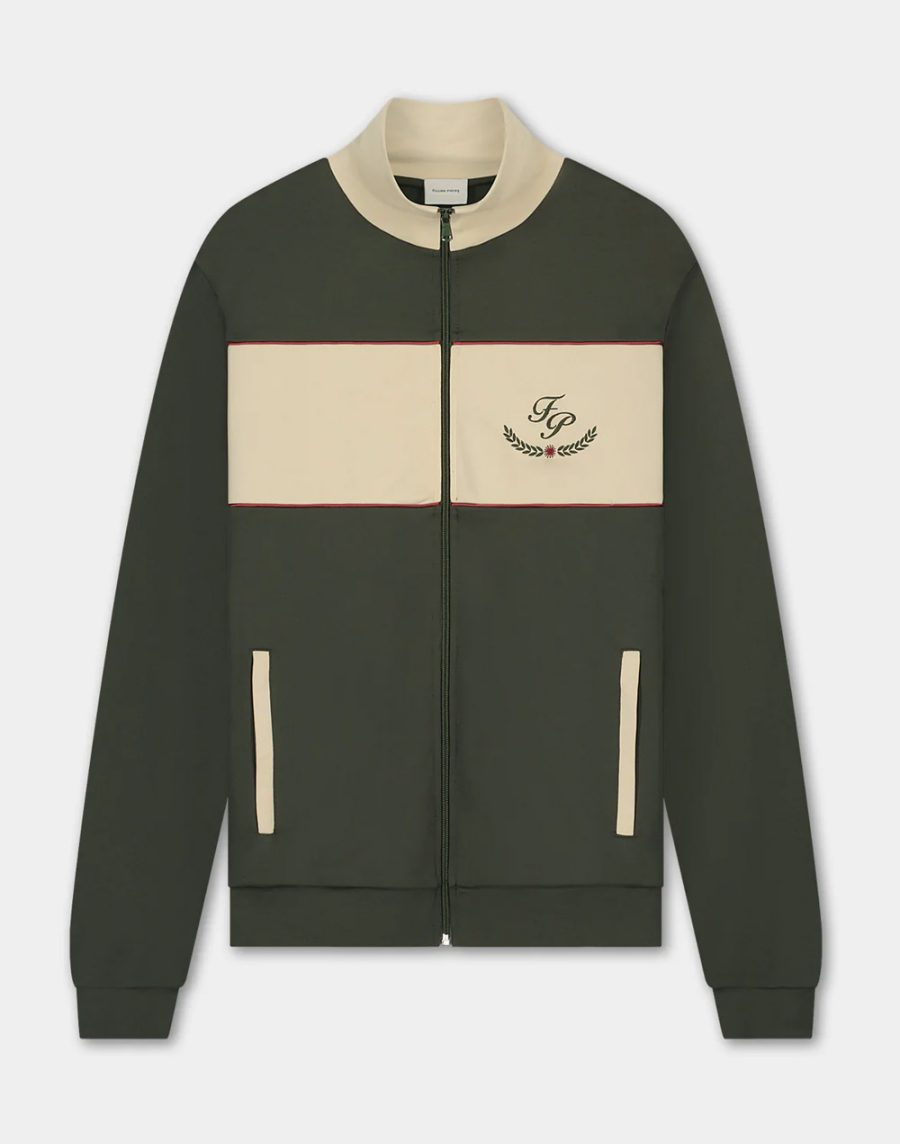 Retro label family varsity jacket