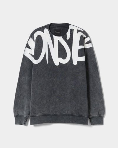 Retro Label Bear Mask Sweatshirt